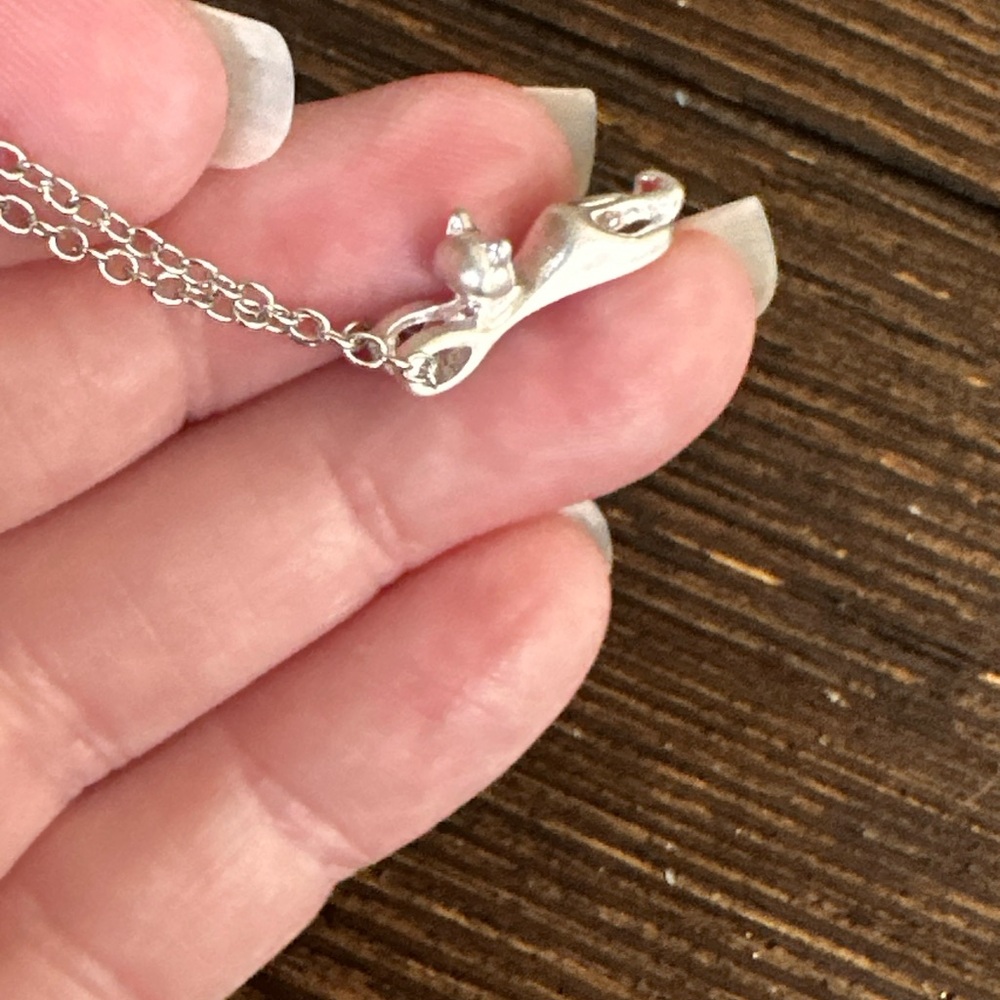 Cat Necklace silver